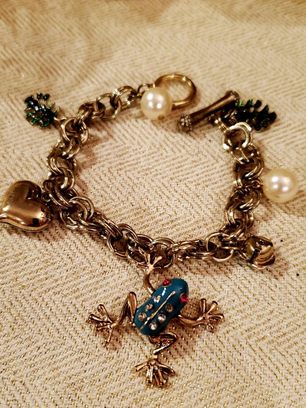 Charmed with a Touch of Fun, A Bracelet Full of Happy Little Charms